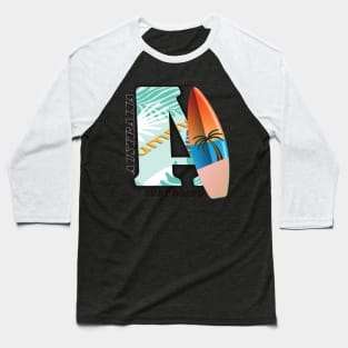 Australia surf board Baseball T-Shirt